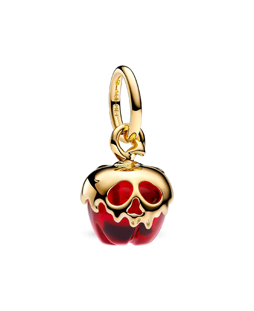 Pandora 14K Gold-Plated Disney Villains Evil Queen Apple Dangle Charm