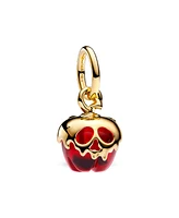 Pandora 14K Gold-Plated Disney Villains Evil Queen Apple Dangle Charm