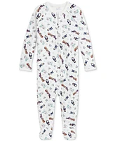 Polo Ralph Lauren Baby Cotton Bear Footed Coverall