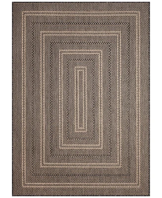 Liora Manne' Monaco Multi Border 5'3"x7'3" Area Rug