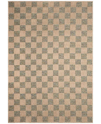 Liora Manne' Roma Checkerboard 6'6"x9'4" Area Rug