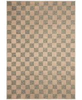 Liora Manne' Roma Checkerboard 6'6"x9'4" Area Rug