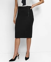 Dkny Women's Double-Zip-Front Pencil Skirt