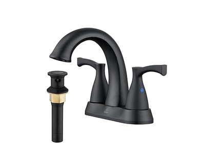 Casainc 4 Inch 2-Handle Centerset Bathroom Sink Faucet