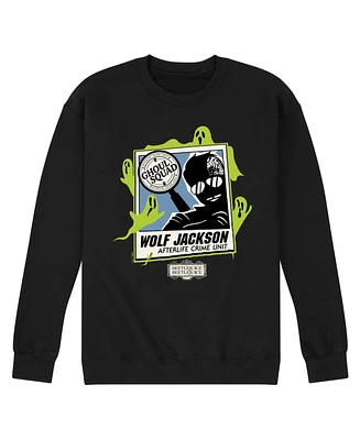 Hybrid Apparel Men's Beetlejuice Wolf Jackson Crew Fleece