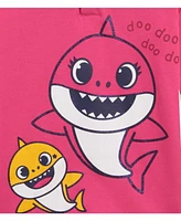 Pinkfong Baby Girls Shark Pullover Cosplay Hoodie Legging Newborn to