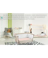 Bublo Baby Baby Bassinet Sheet Set for Boy and Girl, 3 Pack, Universal Fitted for Oval, Hourglass & Rectangle Bassinet Mattress