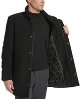 Cole Haan Men's Full-Zip Stand-Collar Car Coat