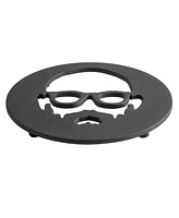 Babish Cast Iron 8-Inch Preseasoned Face Trivet