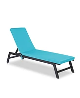 1 Piece Sky Blue Outdoor Lounge Chair Cushion
