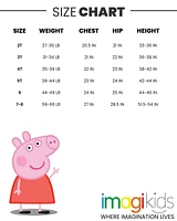 Peppa Pig Girls Peplum T-Shirt and Leggings Outfit Set to