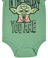 Starwars Baby Boys Star Wars Darth Vader Yoda Bodysuit Newborn to