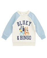 Bluey Fleece Sweatshirt and Jogger Pants Outfit Set Infant to Big Kid Sizes (12 Months - 14-16)