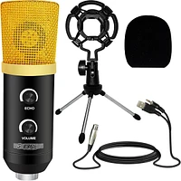 5 Core Podcast Equipment Bundle Professional Studio Xlr Condenser Recording Microphone Kit for vocals