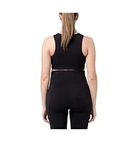 Ripe Maternity Maternity Tempo Active Crop Top Black