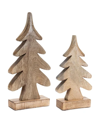 Slickblue Set of 2 Decorative Trees – Elegant Accents for Home and Seasonal Decor