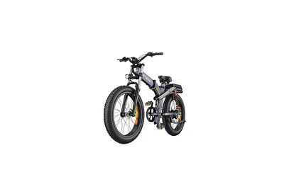 Engwe X24 1200W(Peak) 93Miles Triple Suspension Foldable E-bike - Single Battery