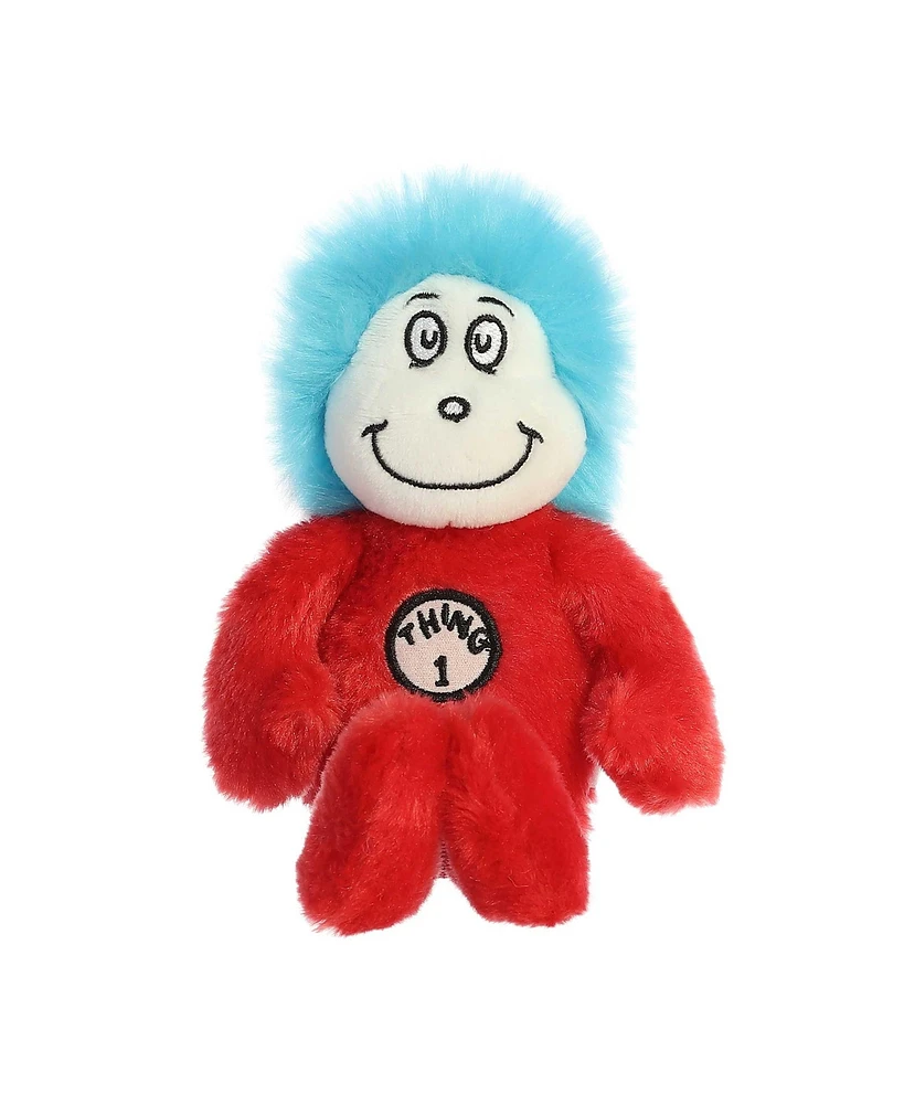 Aurora Small Shoulderkin Thing One Dr. Seuss Whimsical Plush Toy Red 7"