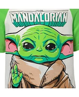 Star Wars Little Boys The Mandalorian T-Shirt and French Terry Shorts Outfit Set