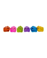 Kurt Adler Noble Gems Glass Gummy Bear Ornaments, 6-Piece Set