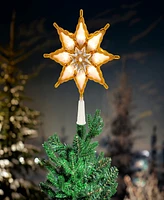 Kurt Adler 8-point Star Treetop, 10 Inches