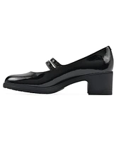 Cliffs by White Mountain Women's Hunta Mary Jane Style Block Heel Pumps