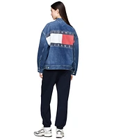 Tommy Jeans Women's Daisy Oversized Flag Denim Jacket