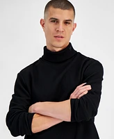 Guess Men's Reeves Relaxed Fit Ribbed Turtleneck Sweater