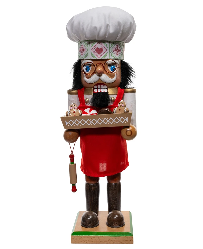 Kurt Adler Hollywood Nutcracker Gingerbread Baker Girl, 15 Inches