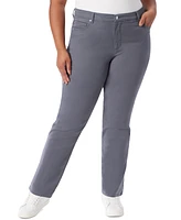 Gloria Vanderbilt Plus Amanda Straight-Leg Denim Jeans