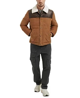 Levi's Men's Mixed-Media Western Puffer Jacket