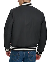 Levi's Men's Lightweight Varsity-Stripe Bomber Jacket