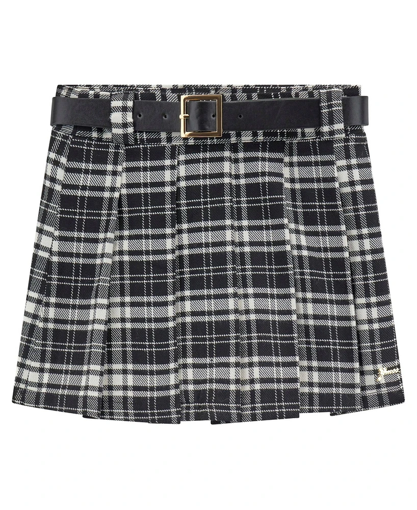 Guess Big Girls Twill Pleated Mini Skirt