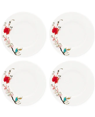 Lenox Chirp Saucers/Appetizer Plates, Set of 4