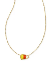 Kendra Scott 14k Gold-Plated Stone Candy Corn Adjustable Pendant Necklace, 16" + 3" extender