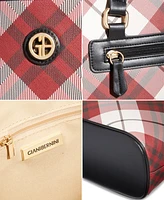 Giani Bernini Plaid Saffiano Large Tote, Created for Macy's