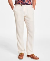 Club Room Men's Linen Cross-Dye Pants, Created for Macy's