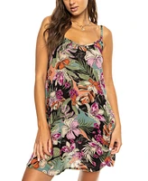 Roxy Juniors' Floral Print Cover-Up Dress