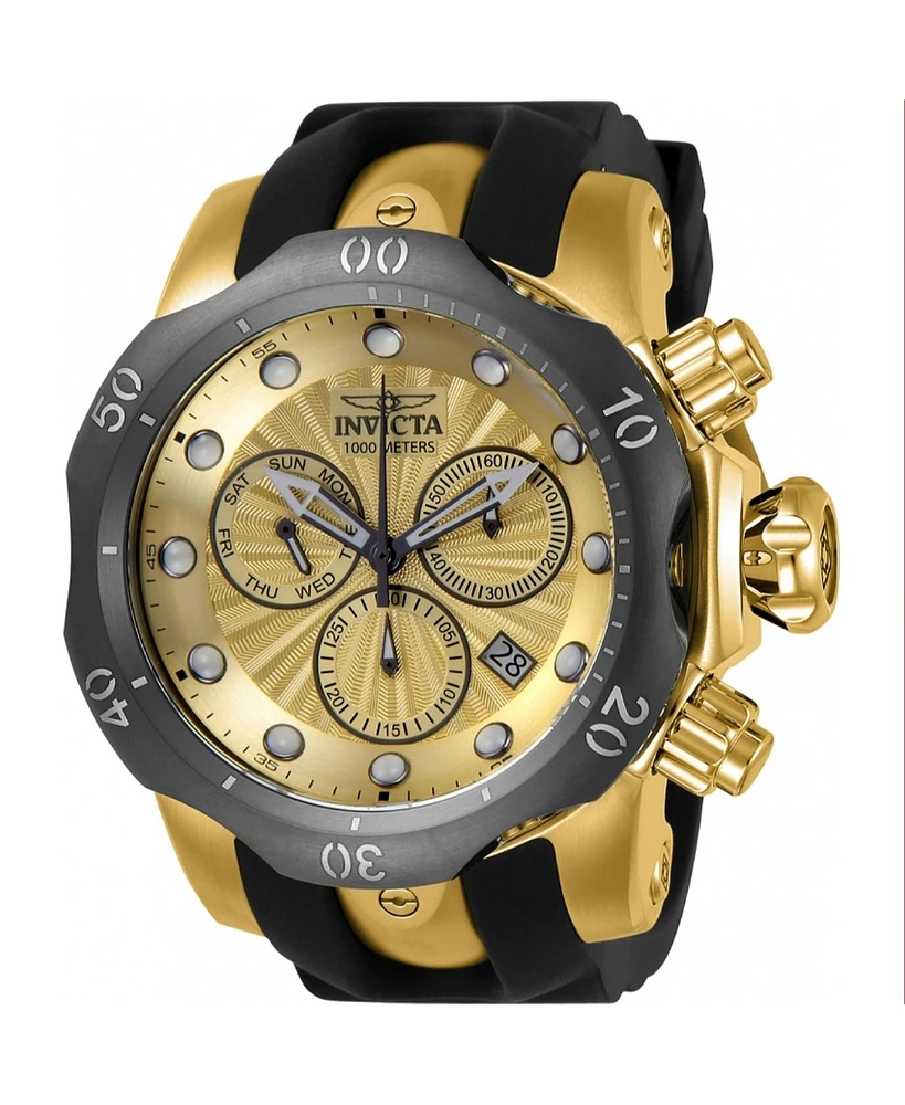 Invicta Men's 24258 Venom Quartz Chronograph Gold Dial Watch