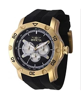 Invicta Men's 45743 Pro Diver Quartz Chronograph Black, Silver Dial