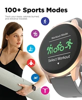 iTouch Sport 4 Unisex Silicone Strap Smartwatch 43.2mm with Wireless Earbuds Bundle Set