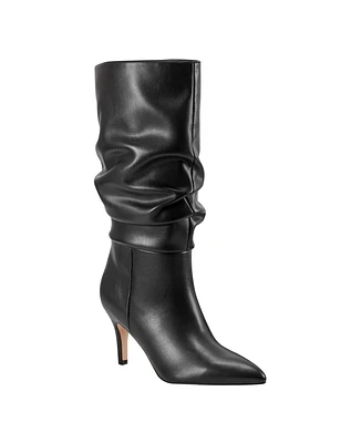 Marc Fisher Women's Idaley Stiletto Heel Pointy Toe Dress Boots