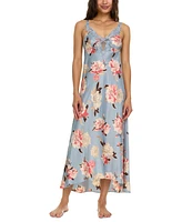 Flora by Nikrooz Women's Stella Floral Charmeuse Nightgown