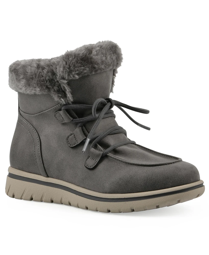Cliffs by White Mountain Women's Harrison Lace-Up Booties