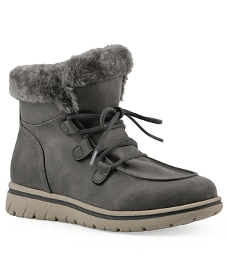 Cliffs by White Mountain Women's Harrison Lace-Up Booties