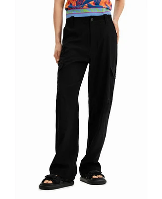 Desigual Women's Basic cargo trousers