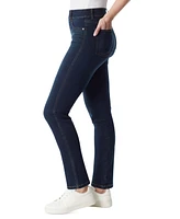 Gloria Vanderbilt Petite Shape Effect Straight Tummy-Control Jeans