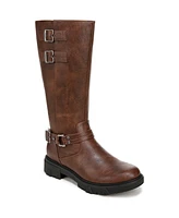 Dr. Scholl's Women's HeadStart Moto Lug Sole Knee-High Boots