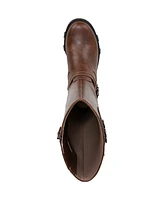 Dr. Scholl's Women's HeadStart Moto Lug Sole Knee-High Boots