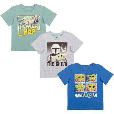 Star Wars Boys The Mandalorian 3 Pack T-Shirts